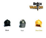 Custom ARCHER HELM Medieval for  Minifigures Knights -Pick your Color!-
