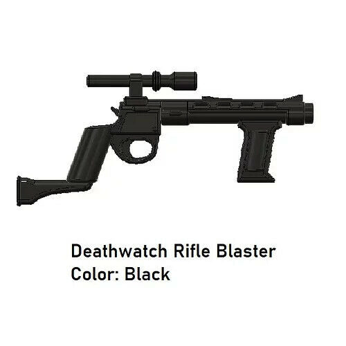 DEATH WATCH Blaster Weapon for Minifigures -Pick Color!- Star Wars  NEW