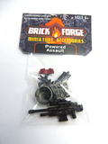 Custom Space Marine Spartan Accessory Pack for Minifigures -Steel