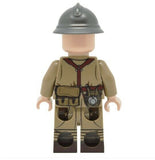 WW2 French Infantry Minifigure  -United Bricks