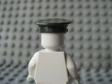 Custom OFFICER HAT for Minifigures -Police Military WWII -Pick Color