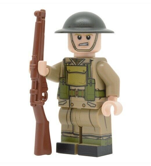 WW2 BRITISH BEF Rifleman Minifigure NEW United Bricks