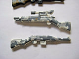 Custom WWII CAMO WEAPONS 5 pcs for Minifigures -Gewehr 43 & Springfield