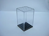 Display Case for Minifigures -6x6 stud size- NEW! Clear, Dust Free!