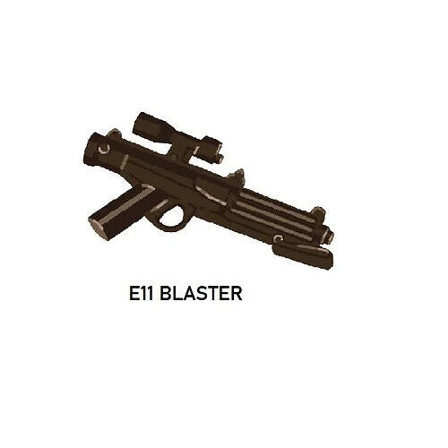 E-11 Blaster for Minifigures -Pick Color!- Star Wars  NEW Bigkidbrix