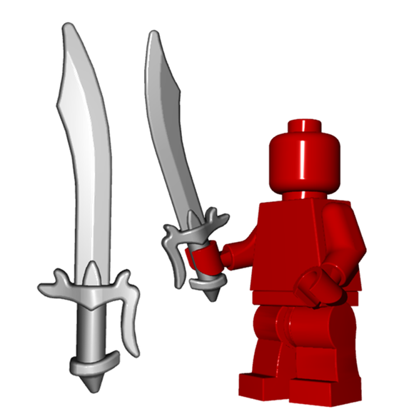 Custom Scimitar for Minifigures LOTR Castle -Pick your Color! NEW