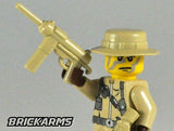 Brickarms M3 GREASE GUN for Minifigures -Pick Color!-  NEW