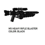 M5 Heavy Rifle Blaster Weapon for Minifigures -Pick Color!- Star Wars  NEW