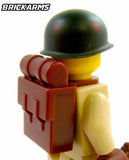Brickarms M1 Steel Pot Helmet for WWII Custom Minifigures -Pick your Color!-