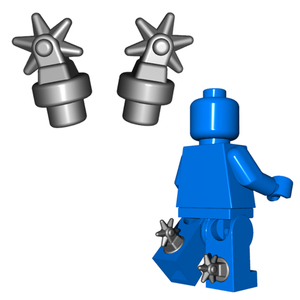 Brickwarriors SPURS (pair) for Minifigures -NEW- Pick your color