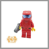 Custom Space Marine Spartan Accessory Pack for Minifigures -Red