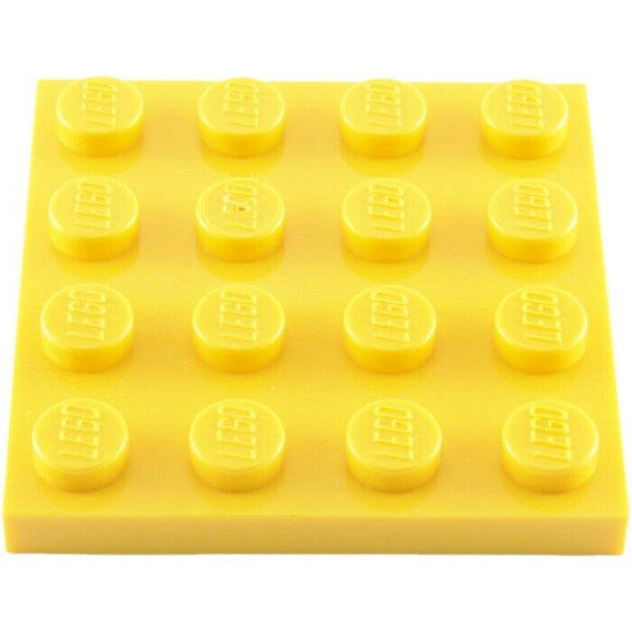 Lego 4x4 Plate LOT of 20 pcs -Yellow- Part 3031 - Brand New