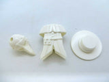 Brickwarriors PLAGUE DOCTOR Accessory Pack for Minifigures (White)