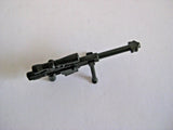 BrickArms HCSR .50 Cal Sniper Rifle W/ BIPOD for Minifigs -Military -Gunmetal-