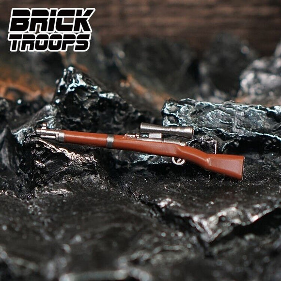 Custom Sniper Rifle for Minifigures WWII -NEW- Brick Troops Leyile 768