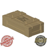 Brickforge Ammo/Weapons CRATE for Custom  Minifigures -Pick your Color!-