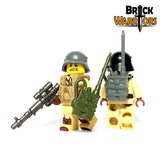 Custom RADIO PACK Accessory for Minifigures -WWII Soldier