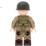 WW2 US Paratrooper Minifigure - United Bricks