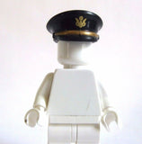 Custom OFFICER HAT for Minifigures -Police Military WWII -Pick Color