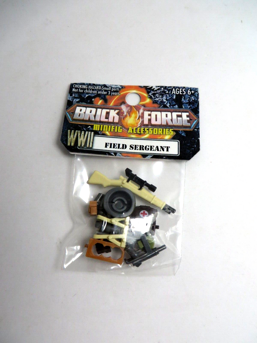 Brickforge Custom Field Sergeant WWII Accessory Pack for Minifigures ...