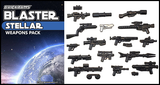 BRICKARMS BLASTER Pack -Stellar- for Star Wars Minifigures -NEW