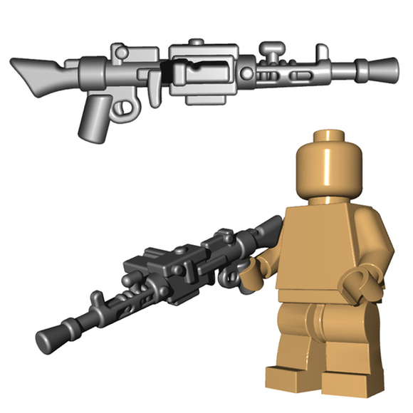 Brickwarriors ITALIAN LMG for Minifigures -Pick color- WWII Military Soldier NEW