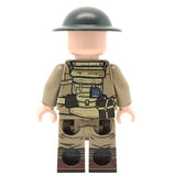 WW1 British Soldier (Mid-Late War) Minifigure - United Bricks