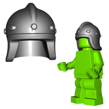 Custom ARCHER HELM Medieval for  Minifigures Knights -Pick your Color!-