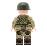 WW2 US Paratrooper Variant 2 Minifigure - United Bricks