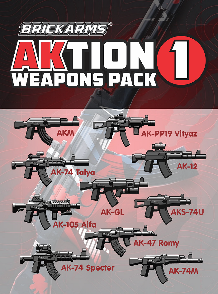 BrickArms AS Val Variants For Minifigures – Pick Your Style! – New