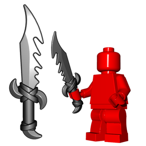 Custom Dragon Sword for Minifigures LOTR Castle -Pick your Color! NEW