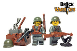 Brickwarriors ITALIAN SUSPENDERS for WWII Minifigures -Pick your Color!-