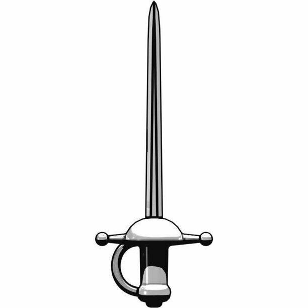 BrickArms RAPIER Blade Weapon for Minifigures NEW -Gunmetal BrickArms RAPIER Blade Weapon for Minifigures NEW -Gunmetal