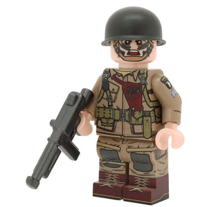 WW2 US Paratrooper Sergeant Minifigure - United Bricks