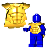 Custom MUSCLED CUIRASS Armor for Minifigures Mythology -Pick Your Color!-