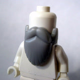 Custom WIZARD BEARD for  Minifigures LOTR Castle Project -Pick your Color!-