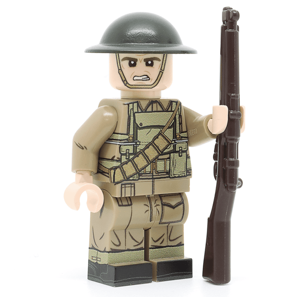 WW2 BEF Rifleman Minifigure Great Britain NEW United Bricks