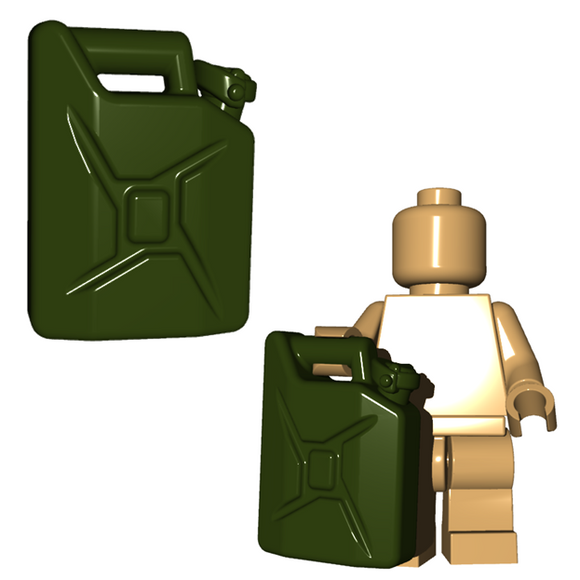 Custom GAS CAN for  Minifigures -Pick your Color! WWII Truck MOC Project