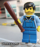 BrickArms BASEBALL BAT for Minifigures -Dark Brown- Minifig Accessory