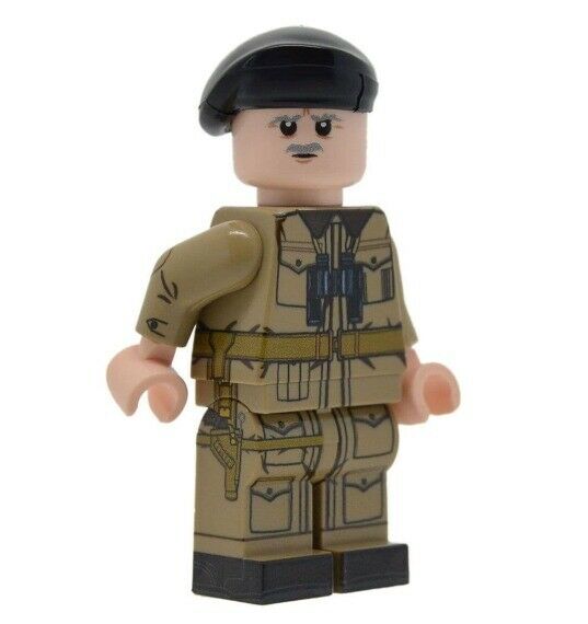WW2 British Tank Commander Minifigure - United Bricks