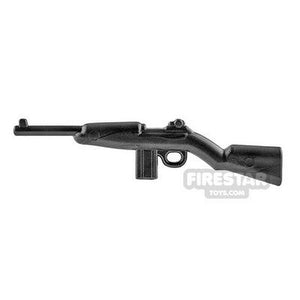 Brickarms M1 Carbine Rifle (Black) for Minifigures -NEW- US Soldier WW2