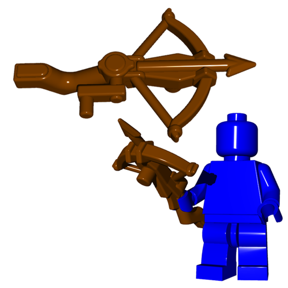 Custom Crossbow Weapon for Minifigures Medieval -Pick your Color!-