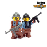 Brickwarriors FRENCH SUSPENDERS for WWII Minifigures -Pick your Color!-