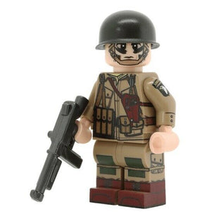 WW2 US PARATROOPER NCO Minifigure - United Bricks