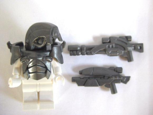 Custom ANDROID Armor & Weapon Pack for Minifigures Space Mass Effect Legion