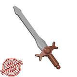 Brickforge Custom HERO SWORD LOT 5 pcs for Minifigures- Silver- LOTR Castle