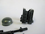 BrickArms German PARATROOPER PACK for WW2 Custom Minifigures -FG-42 Luger Helmet