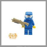 Custom Space Marine Spartan Accessory Pack for Minifigures -Blue