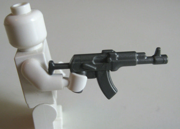 Custom AK-47 ASSAULT RIFLE Minifigure Military Army Special Forces -Steel-