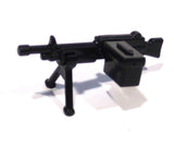 Brickarms Combat LMG Weapon for Minifigures -Pick Color and Model-  NEW